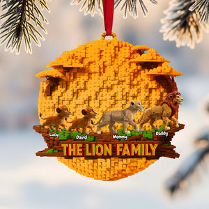Christmas Family Ornament - Personalized Gift For Christmas 02OHTA151025
