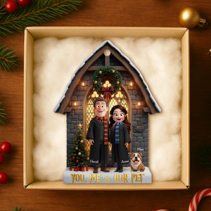 Loving Couple Christmas Ornament Personalized Gifts 03TODT201025