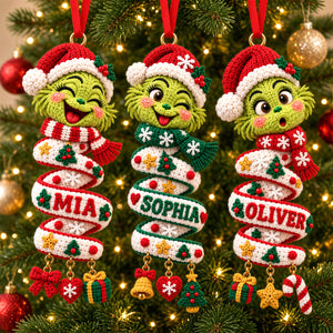 Crochet Christmas Ornament With Name - Personalized Gifts For Christmas 02tytn091026