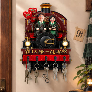 You And Me Always Acrylic Key Hanger - Personalized Gifts For Couple 01todh230726