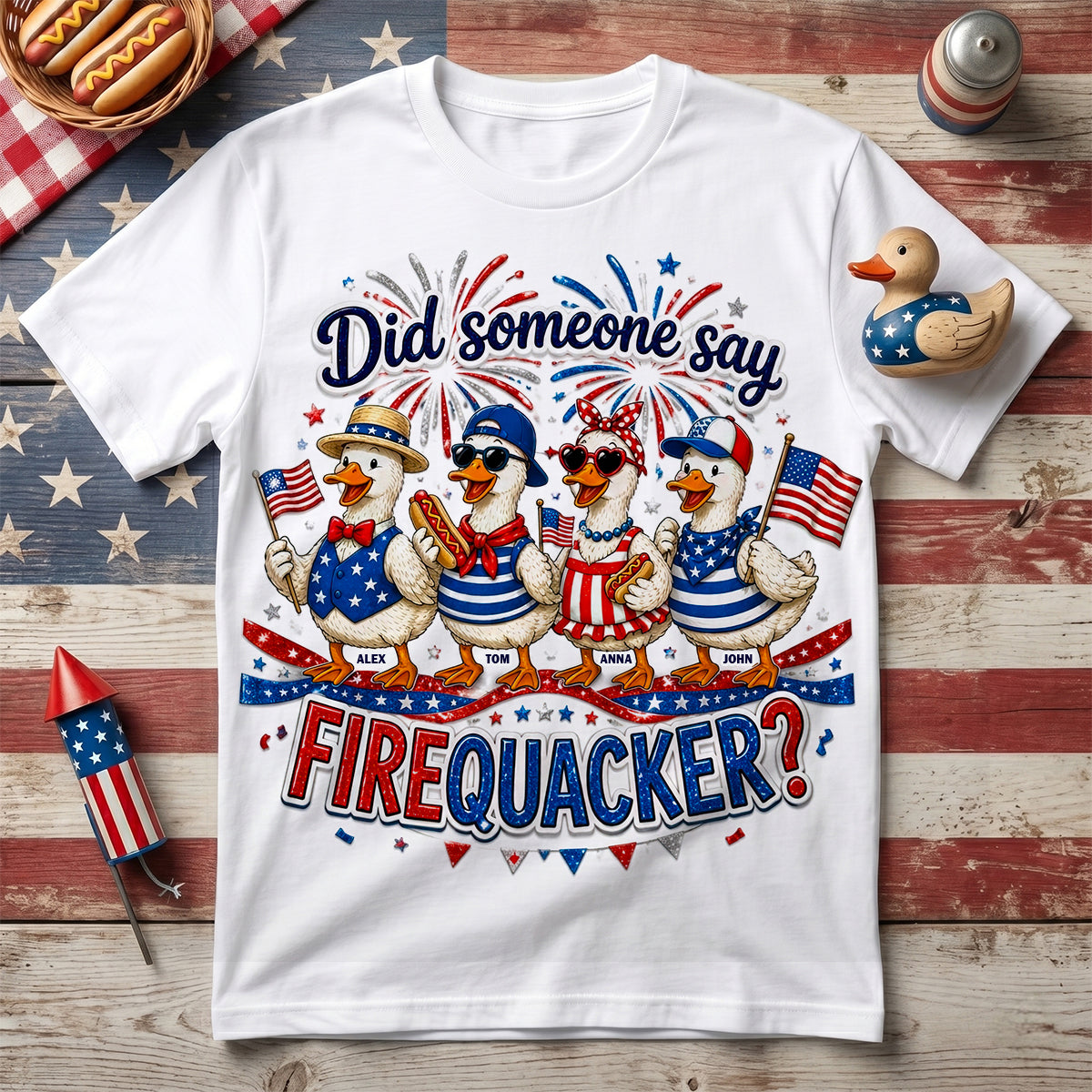 250th Anniversary Quacker Squad Shirt - Personalized Gifts For Patriotics Shirt 04PADT270526 - Shirts - GoDuckee