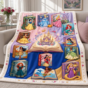 Fairytale Princess Dream Blanket - Personalized Gift For Fantasy Lovers 02NATA061026