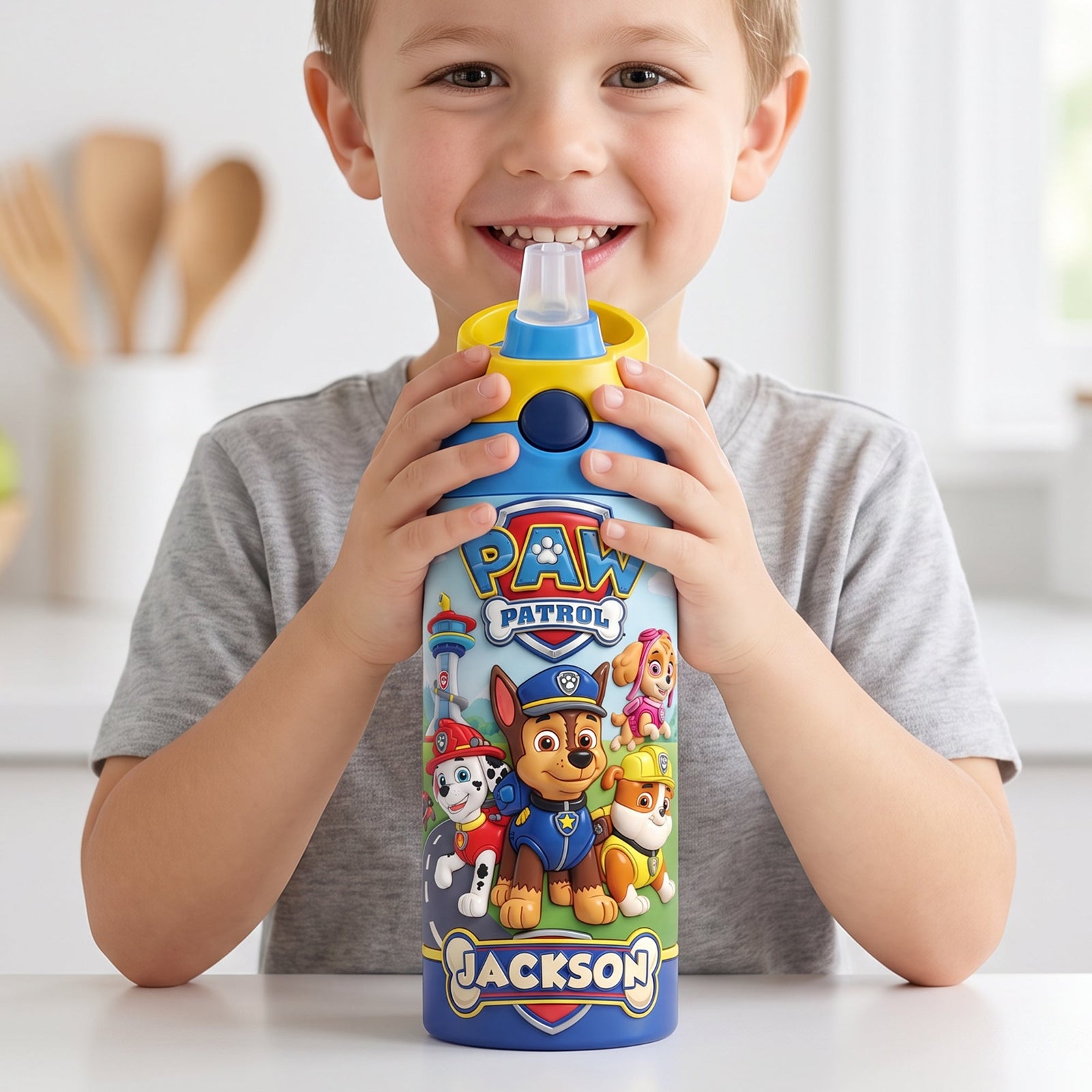 Rescue The World Adventure 12oz Colorful Kid Tumbler - Personalized Gifts For Kids 08tyqn290726