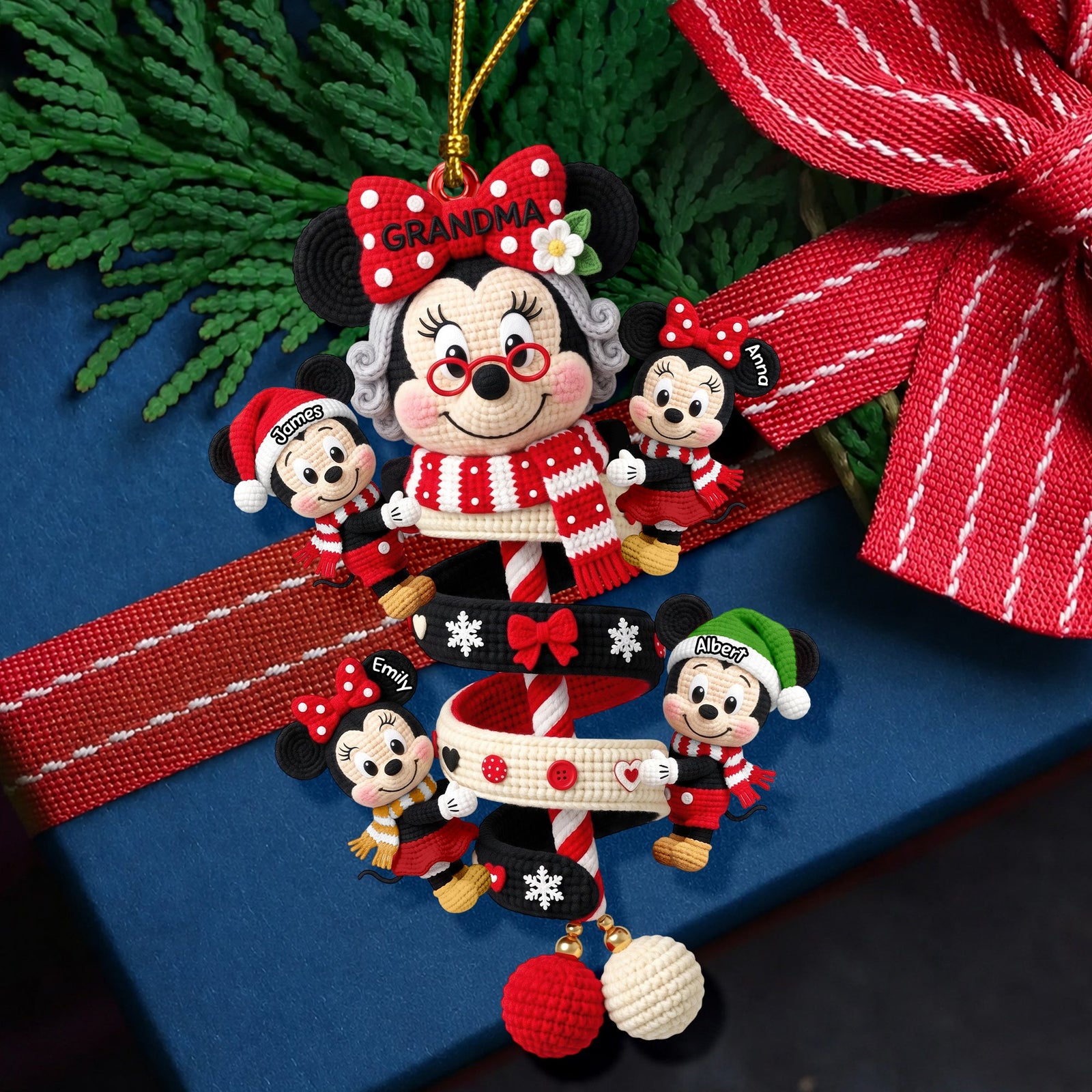 Beloved Grandma Christmas Acrylic Ornament - Personalized Gifts for Grandma 06naqn070926