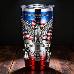 Proud Anniversary Tumbler - Personalized Gift For Patriot 02QHQN120226