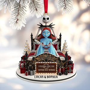 Funny Couple Ornament - Personalized Christmas Gifts 04OHTN201025