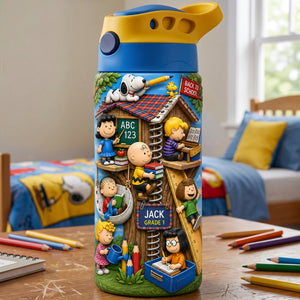 Classroom Friends Colorful Kid Tumbler Personalized Back To School Gift 03HALU270726