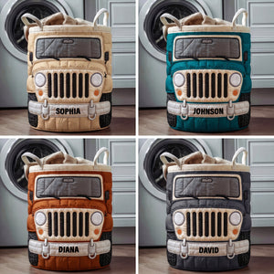 Dirt Journey Quilted Laudry Basket - Personalized Gifts For Off-road Lovers 06qhqn140726
