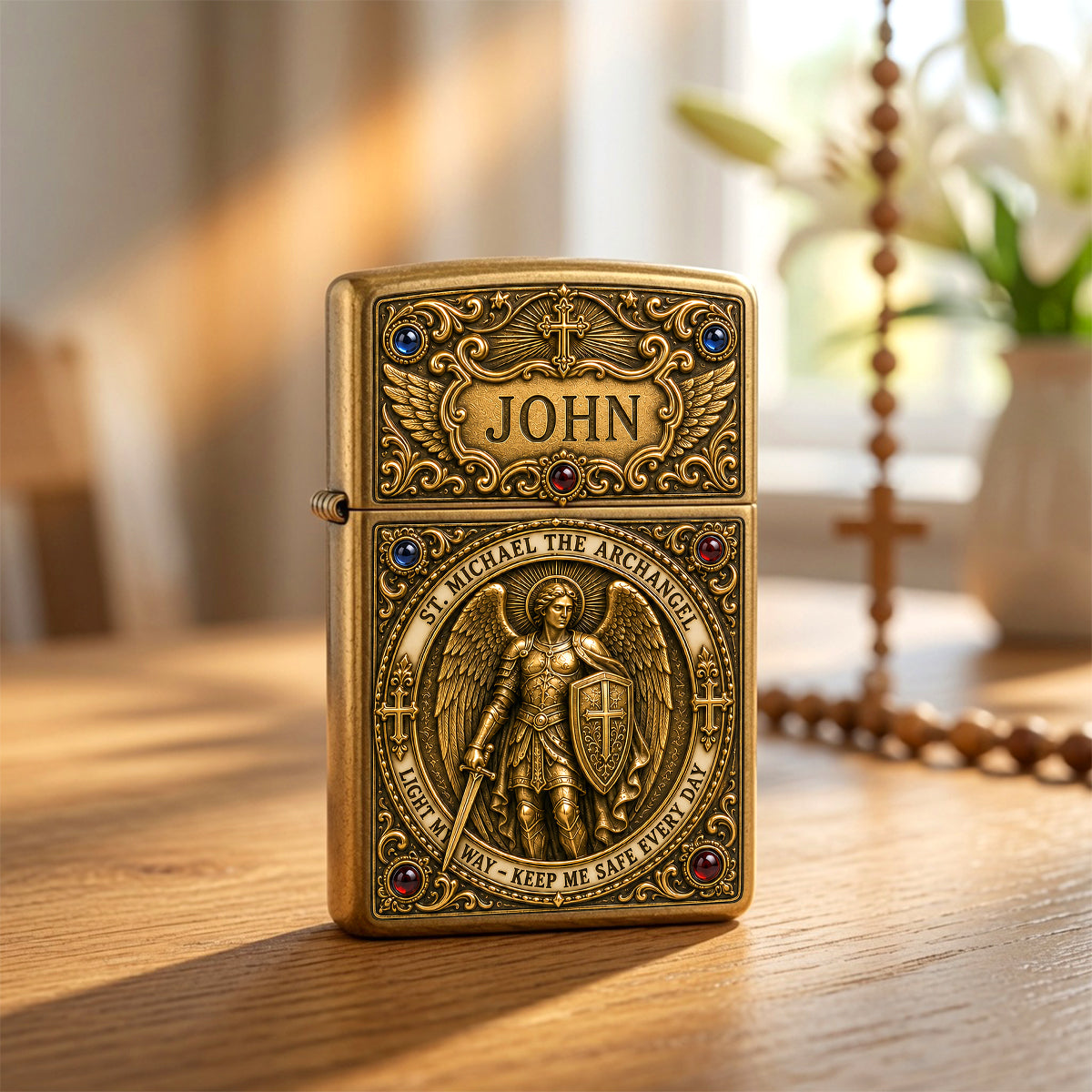 Guardian Angel Lighter - Personalized Gifts For Christians 05padh070726