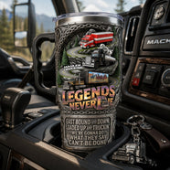 Classic Semi-Truck Legend 40oz Tumbler With Handle - Personalized Gifts For Truckers 02qhlu280526