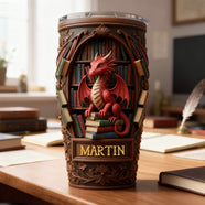 Dragon Tumbler - Personalized Gifts For Book Lovers 02kimg271225