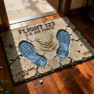Home Of A Proud Veteran Doormat - Personalized Gifts For Veteran 061TGLU260126-Homacus
