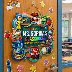 Feelings Welcome Classroom Acrylic Sign - Personalized Gifts For Teacher 06tydh220726