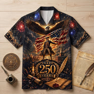Proud American - Celebrated America 250th Anniversary Hawaiian Shirt - Personalized Gifts For Patriots 03todt090626 - Hawaiian Shirts - GoDuckee