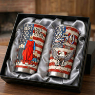 Proud American 250th Anniversary Tumbler - Personalizeed Gift For Dad 04NATN020326