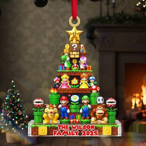 Personalized Gifts For Family, Christmas Acrylic Ornament 02tomg130925