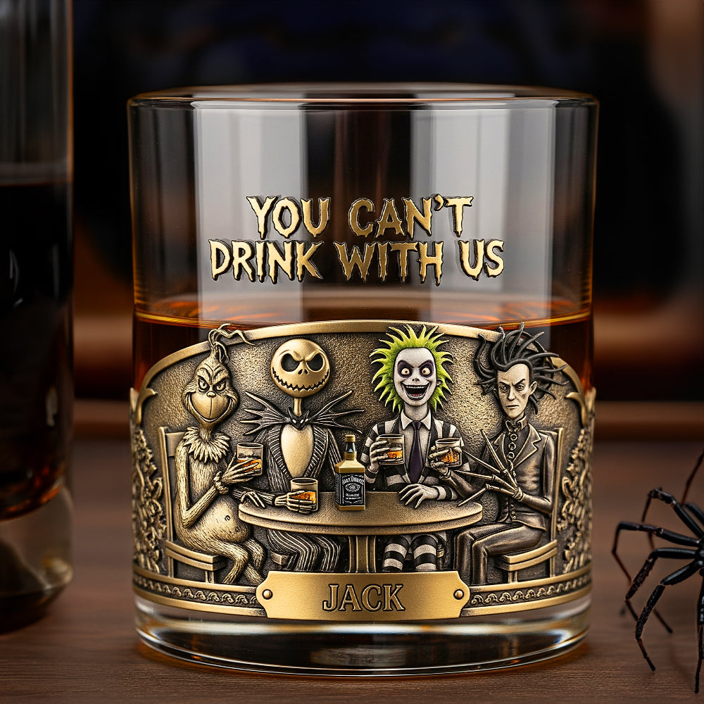 Personalized Halloween Gifts - Round Glass 02natn23082