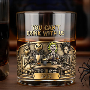 Personalized Halloween Gifts - Round Glass 02natn23082
