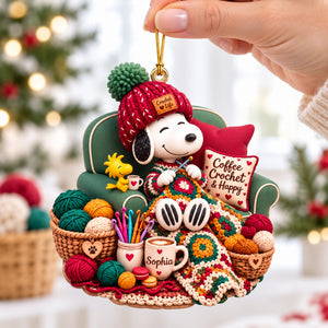 Cozy Crochet Christmas Ornament - Personalized Gifts For Craft Lovers 06TTQN260926