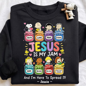 Jesus Is My Jam And Im Here to Spread It 2D Shirt - Personalized Gifts For Christians 01huta010826