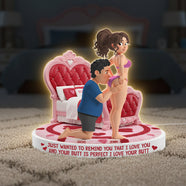 Naughty Couple Acrylic Light Box – Personalized Gifts For Couple 04natn091225