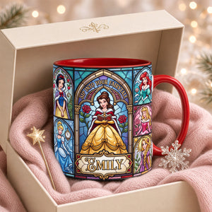 Lovely Fairy Tale Princesses Accent Mug - Personalized Christmas Gifts 07hadh231026