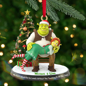 Alien Couple - Personalized Christmas Ornament 04NAMG090925