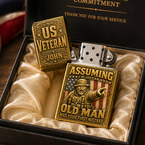 Old Man Lighter - Personalized Gifts For Veterans 04padh060726