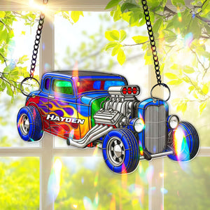 Vibrant Muscle Car Suncatcher - Personalized Christmas Gifts 05OHLU060825