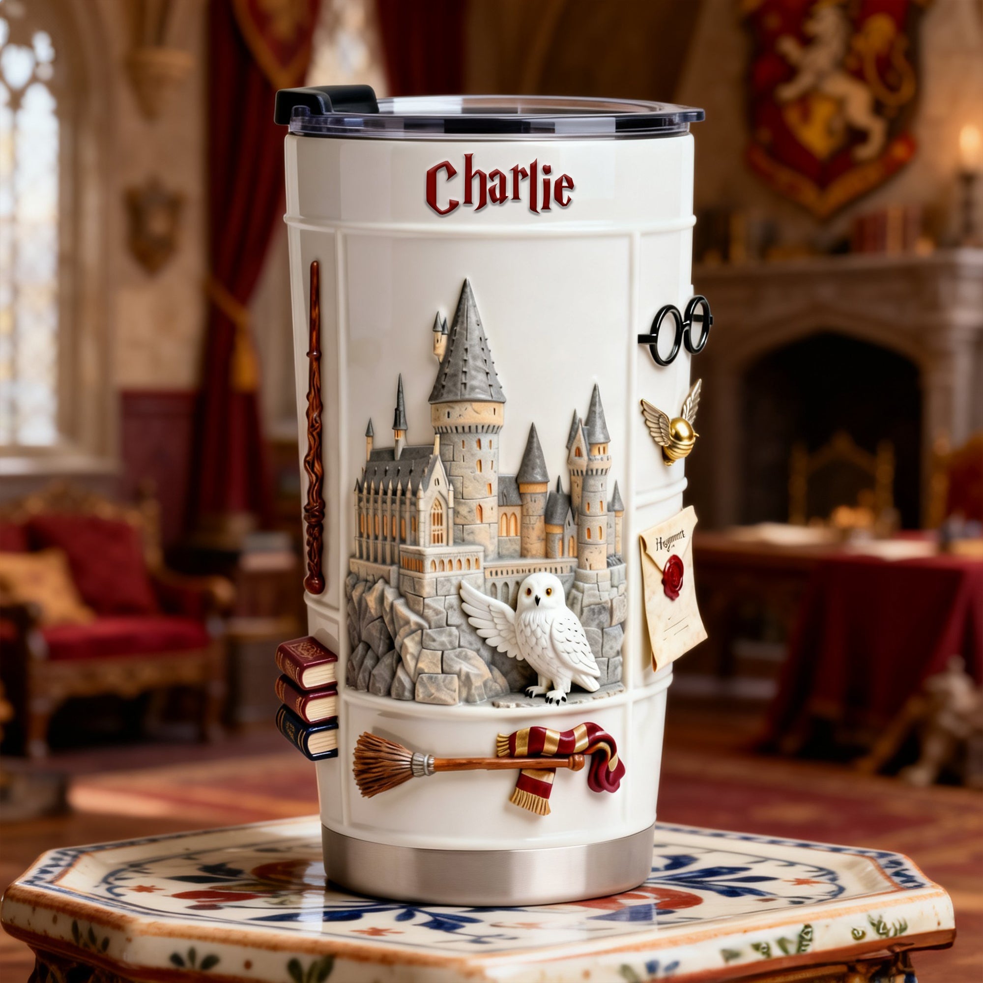 Ancient Castle 20oz Tumbler - Personalized Gift For Fantasy Lovers 05NALU251225