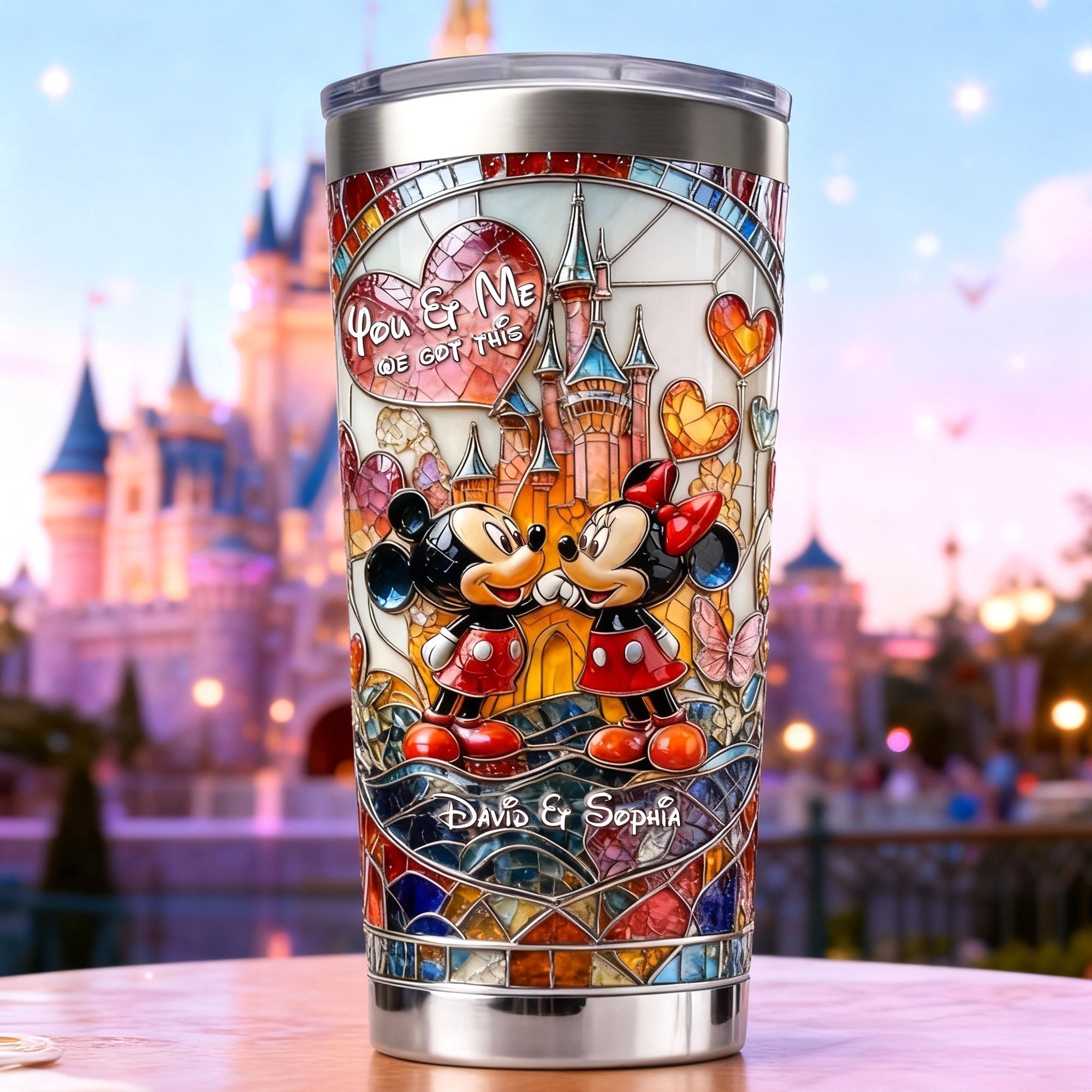 Classic Sweetheart Couple Tumbler - Personalized Gift For Couples 03TOTN160126