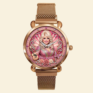 Memorial Famous Singer Mesh Strap Quartz Watch - Personalized Gifts For Fans 04NAQN230926