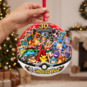 30th Anniversary Adventure Couple Ornament - Personalized Gifts For Couple Christmas Ornament 03OHTN290926
