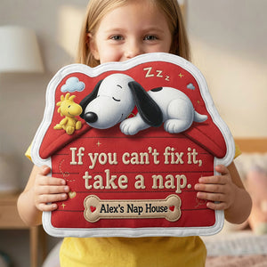 Take A Nap Custom Shaped Pillow - Personalized Gifts 03hadt010726