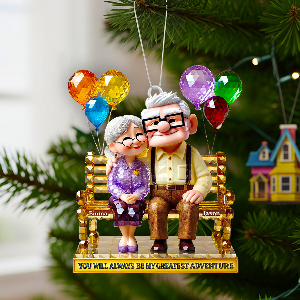 Christmas Romantic Couple Ornament Personalized Gifts 03TGDT050925