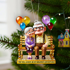 Christmas Romantic Couple Ornament Personalized Gifts 03TGDT050925