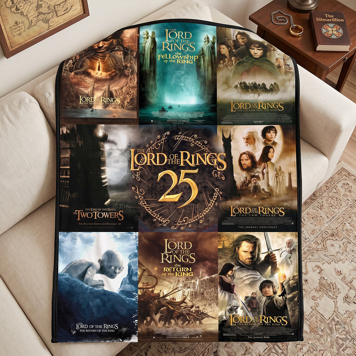 Epic Fantasy Movie Poster Blanket - Personalized Gifts For Movie Lovers 05NATN021026