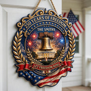 250 Years Of Freedom Acrylic Sign - Personalized Gifts For Family 02toqn300526 - Acrylic Sign - GoDuckee