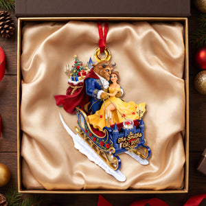 Sleigh To Our Kingdom Ornament - Personalized Gifts For Couple 06qhdh140926