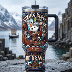 Fearless Viking 40oz Tumbler - Personalized Gifts For Cartoon Lovers 05patn160726
