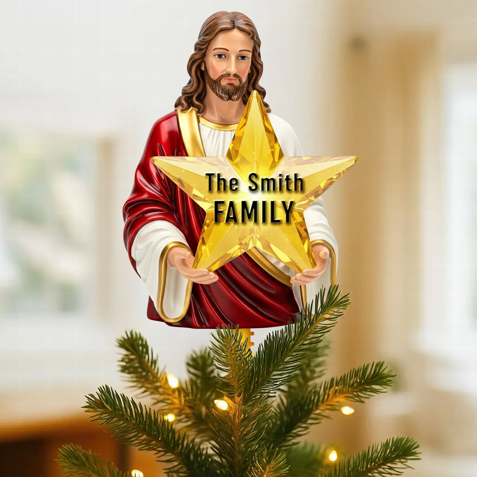 Holiday Acrylic Christmas Tree Topper – Personalized Gifts For Christians 04pgqn151125