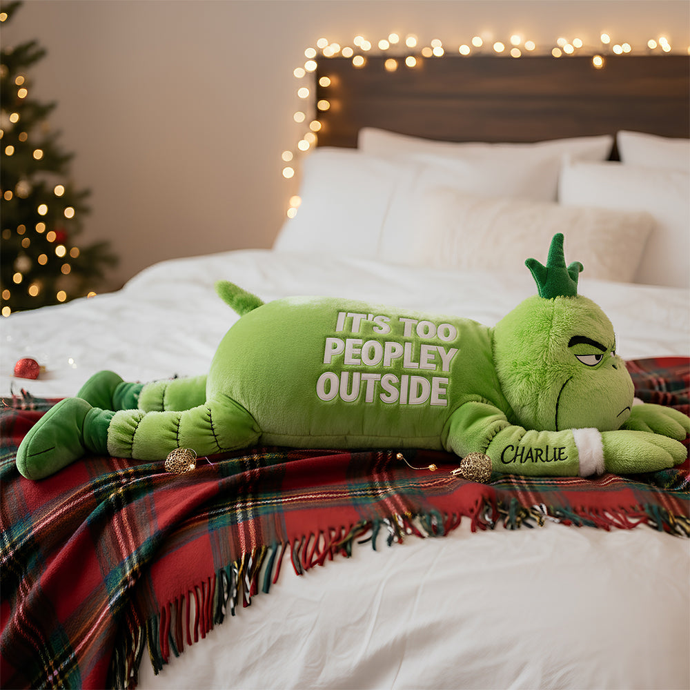 Lazy Lying Custom Shape Pillow - Personalized Gifts For Anti-Social 03QHDT071125