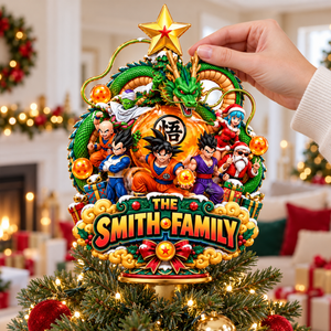 Legendary Family Christmas Tree Topper - Personalized Gifts For Family 09toqn191026