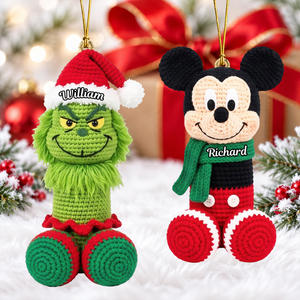 Adorable Character Acrylic Ornament - Personalized Gift For Christmas 08TYQN141026