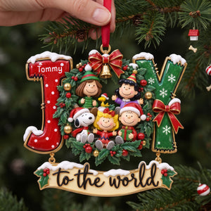 Joy To The World Acrylic Ornament - Personalized Gifts For Christians 06qhlu271026