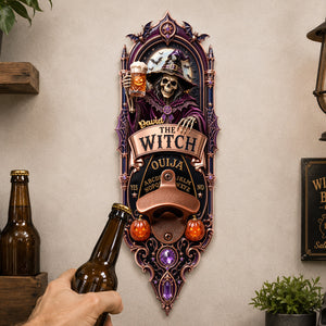 Pour The Magic Wooden Wall Hanging Bottle Opener - Personalized Gifts 02PADH060826