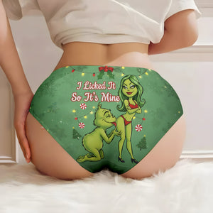 Spicy Green Couple Women's Briefs - Personalized Gifts For Her 09TGLU141125