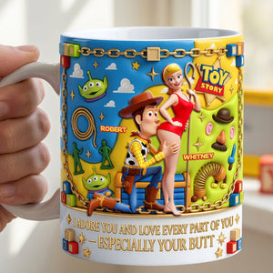 Cheeky Love Coffee Mug - Personalized Gifts For Partners 04OHDT240626-Homacus