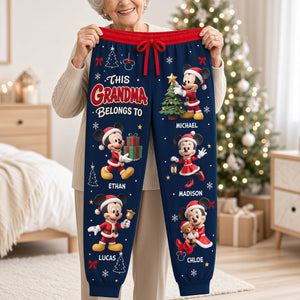 Lovely Christmas Sweatpants - Personalized Christmas Gifts For Grandma 05tydt011026