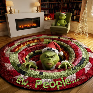 Personalized Christmas Gifts Quilted Round Mat 05TGLU300925